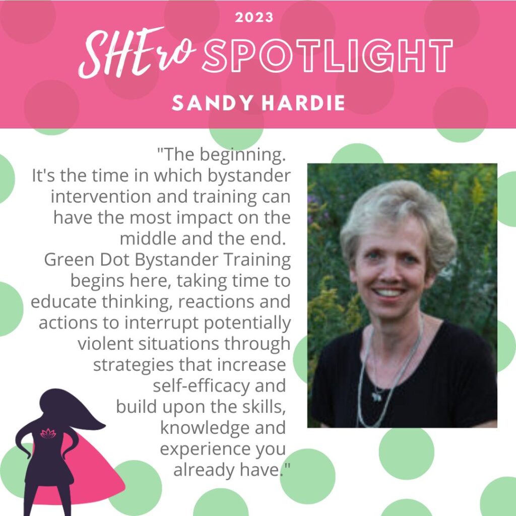 Green Dot SHEro Sandy Hardie, the founder and executive director of Mahala's Hope